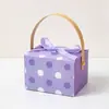 Caja de Dulces Colorida de Puntos Caja de Dulces Creativa de Gama Alta Caja de Regalo para Boda Compromiso Caja de Empaque Vacía