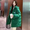 Chaqueta acolchada de algodón de moda para mujer, nuevo estilo 2026, longitud media, talla grande, corte holgado, abrigo acolchado, chaqueta de algodón de invierno, prenda exterior engrosada