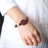 Grano de Café Sabor Natural Alegría Cuarteto King Kong Cuentas Espaciadoras Pulsera Boutique para Hombre y Mujer Novia Estudiante Wen Ceremonia de Juego