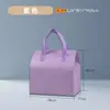 Bolsa Isolante Descartável Não Tecido para Levar Chá com Leite Café Bebida Sacola de Embalagem Bolsa Isolante Impressão de Logotipo Pronta Entrega Atacado