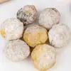 Geoda Marroquí Natural Piedra Cruda Caja Sorpresa Ágata Cuenco del Tesoro Bolsa de Dinero Racimo de Cristal Blanco Pulsera Desmagnetización Mineral Crudo Adorno