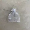 Bolsa de Malla de Gasa con Diseño de Estrellas y Luna, Bolsa de Organza con Cordón, Neceser, Bolsa para Empaquetar Joyería