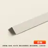 Perfiles de borde en forma de 7 de aleación de aluminio personalizados para esquinas de pared, perfil de borde de ángulo recto para baldosas cerámicas, tira selladora de borde decorativa, remate de esquina exterior en forma de L