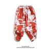 Pantalones Cortos Hombre Verano Nueva Moda Shorts Sueltos Pies de Estudiantes Harlan talla extra Algodón Lino Pantalones Casuales Marca de Moda