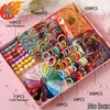 Accesorios para el Cabello de Niños Pasador Pasador Set Combinado Caja de Regalo Diadema para Bebé Pin Lateral para Niña Accesorios para el Cabello Cuerda para el Cabello de Niña Princesa