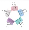 Clips de Colores para Carpeta, Grandes, Medianos, Pequeños, Clips para Documentos, Paquete Mixto para Sujetar Documentos y Papeles