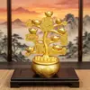 Envio discreto: Enfeite de árvore da fortuna com moedas de ouro e cobre giratórias, decoração estilo chinês para casa e loja para atrair riqueza