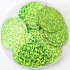 Agujero lateral de 20 mm pieza brillante pieza colgante cuenta diy accesorios hechos a mano para ropa ropa de baile zapatos sombrero decoración 10g