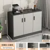 Aparador Integrado en la Pared para Uso Doméstico, Armario de Cocina Minimalista Moderno, Gabinete de Lujo Ligero para Sala de Estar, Armario de Almacenamiento, Gabinete de Té