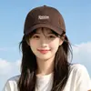 2026 Nueva Moda Bordado de Letras Versátil Dulce Gorra de Béisbol Protección Solar al Aire Libre Casual Gorra de Pico de Pato