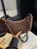 Bolso Texturizado Transfronterizo para Mujer Gran Capacidad 2025 Nuevo Estilo Retro Bolso Cruzado Croissant para el Trabajo y los Viajes Diarios Bolso Dumpling