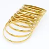 Moda Europeia e Americana Banho de Ouro Eletrodepositado Titânio Aço Pulseira Múltiplas Especificações Borda de Bola Brilhante DIY Pulseira de Casal