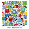 50 Piezas de Pegatinas de Bfdi, Animación de Comedia, Batalla de Neverland, Venta Caliente Transfronteriza, Pegatinas Decorativas Impermeables para Teléfonos Móviles y Cuadernos