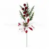 Novas Agulhas de Pinheiro Artificiais de Natal Transfronteiriças Planta Verde DIY Materiais Florais Arranjo de Flores Artificiais Acessórios Decoração de Casa