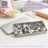 Juego de 30 mini cortadores de galletas de acero inoxidable, cortador de galletas de Navidad, molde para galletas con relieve, viene con una caja