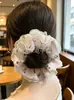 Goma para el pelo de tela de encaje, multicapa, estilo coreano, específicamente para moños de mujer. Accesorios en stock, disponibles para venta al por mayor