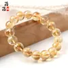 Pulsera de Cristal Amarillo Torre Natural, Pirámide de Cristal Amarillo Brasileño, Pulsera de Cristal de Montaña Torre Amarilla, Popular al por Mayor de Cuentas Sueltas