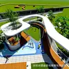 Pergolado Gazebo de Aço Inoxidável Personalizado Gazebo de Paisagismo de Aço Inoxidável Escultura Luminosa em Forma de Árvore Corredor de Elemento Metálico de Ferro Forjado