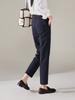 Pantalones Harén Blancos de Alta Calidad Pantalones de Traje Elegantes Pantalones Capri para Mujer Primavera y Verano Nuevo Cintura Alta Adelgazantes Rectos