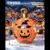 Cuernos de Reno Inflables de PVC Sombrero Navideño Creativo Bastón de Caramelo Navideño Accesorios para Fiesta Navideña Decoraciones de Montaje