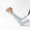 Verão Novo frio anti-ultravioleta sólido cor gelo seda mangas protetor solar ao ar livre condução braço protetor mangas de gelo masculino e feminino