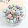 Accesorios para Joyería DIY Cabeza de Gato de Dibujos Animados Cuentas de Cerámica Pulsera de Gatito con Agujero Recto Pulsera Paquete de Materiales para Pulseras Hechas a Mano