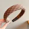 Diadema Ancha de Lunares Estilo Coreano Retro para Niñas 2026 Nueva Diadema Superior de Calavera Accesorios para el Cabello para Adelgazar el Rostro Infantil