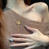 Nuevo collar con colgante de borla de mariposa y serpiente de estilo chino, accesorios para mujer, cadena de clavícula de transferencia de año de vida, cadena de lana