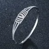 Pulsera de diamantes huecos de moda europea y americana, pulsera chapada en cobre rosado de oro real, pulsera simple de personalidad creativa, joyería