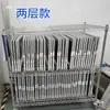 Rack de armazenamento de placas de circuito impresso com moldura de malha de aço SMT rack de posicionamento de substrato de alumínio de impressão prateleira de armazenamento de placa de malha de aço a laser carrinho de transferência