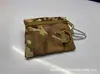 Bolsa Multifuncional para Cosméticos, Carteira Pequena de Lona com Zíper, Porta-Cartões, Bolsa Quadrada, Bolsa de Pendurar para Moedas e Chaves, Bolsa Estilo Militar para Uso Externo