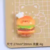 Fofo Chefe Pão Comida Brinquedo Desenho Animado Artesanal DIY Joias Acessórios Cola Creme Resina Pequenos Acessórios Grampo de Cabelo Material