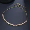 Moda europea y americana personalidad Joker ola circón collar ajustable femenino temperamento hermoso simple joyería venta directa de fábrica