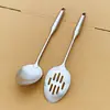 Cuchara de servir de acero inoxidable, Cucharón de servir, Cuchara para buffet de hotel, Cuchara de comedor, Cuchara para arroz, Cuchara comunal de mango largo, Cuchara de servir