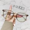 En existencia, gafas ultraligeras TR transparentes sin marco de maquillaje, antiluz azul, moda en Internet, gafas de miopía del mismo estilo populares para mujeres, se pueden equipar