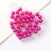 Perlas sueltas de imitación de perlas de imitación de color ABS de 3-14 mm con agujero recto, cuentas redondas para hacer collares, pulseras y fundas de teléfono, accesorios de joyería con cuentas.
