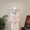 Nuevo Chaleco Jacquard Bordado Estilo Chino Estilo Nacional Sin Mangas Cuello Redondo Otoño 2026 Nuevo Camisola Temperamento Chaleco Holgado Mujer