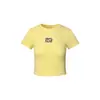 Yechuan # Camiseta Básica de Manga Corta Estilo Americano para Mujer, Nuevo Estilo de Verano, Ajustada, Top Interior Dulce y Fresco para Chicas Calientes.