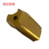 Machuelo para roscado M6X1.0H2M8X1H2 titanio plateado cobalto material M35 súper duro ventas al por mayor ranura recta machuelo de máquina