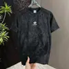 Camiseta Casual Bordada de Manga Media con Cuello Redondo Holgada para Hombre 2026 Nueva Tendencia Primavera y Verano Moda Masculina de Manga Corta