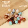 Contas Coloridas de Acrílico DIY Feito à Mão Contas Irregulares Material Pulseira Colar Pingente Joia Fecho de Conta