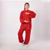 Ropa de Tai Chi de Algodón y Seda para Primavera y Verano Ropa de Práctica Taijiquan Artes Marciales Ejercicio Matutino Ropa de Desempeño para Hombres y Mujeres