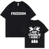 Camiseta de Algodón Transfronteriza Charlie Kirk Estampado Gratis por Ambos Lados Tallas para Hombre y Mujer Imagen Clásica 2025
