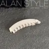 Pinza de plátano de la nueva serie de colores macarrón mate de Lan para mujer, pasador para coleta alta, pinza vertical, pinza de torsión, accesorio para el cabello