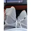 Pantalones Cortos Rayados Estilo Japonés para Hombre, Pantalones Casuales Rectos Holgados de Verano de Longitud Media, Pantalones de Cinco Puntos Retro Casual de Moda