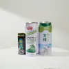Latas de Folha de Flandres, Latas de Suco de Coco, Latas Vazias, Latas Seladas de Grau Alimentício de Abertura Fácil, Latas de Bebida Personalizadas de Fábrica, Metal Impresso