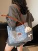 Bolso Tote Tejido para Mujer de Gran Capacidad 2025 Nueva Tendencia Nicho Bolso de Axila para Trabajo Desplazamiento Bolso de Hombro