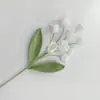 2026 Novo Produto Acabado Transfronteiriço Crochê Feito à Mão Multicolorido Ramo de Flor de Lírio-do-Vale de 9 Cabeças Flor Eterna Fofa de Quatro Fios