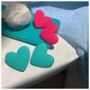 Me encantan mucho estos dos colores ~ Pendientes de color verde lago + Rojo rosa melocotón, pendientes de chica popular, clip para oreja femenino