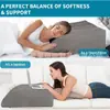Almohada Inflable Elevada para Piernas para Uso en Casa, Cojín para Piernas para Recuperación de Fracturas, Cojín Inclinado para Piernas de PVC Inflable para Aliviar la Fatiga de las Piernas para Mujeres Embarazadas